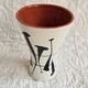 Rare modernist Diabolo vase by Roger Capron - 1950s - Vallauris