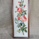 Flower canvas painting