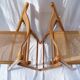 Duo de chaises pliantes cannées