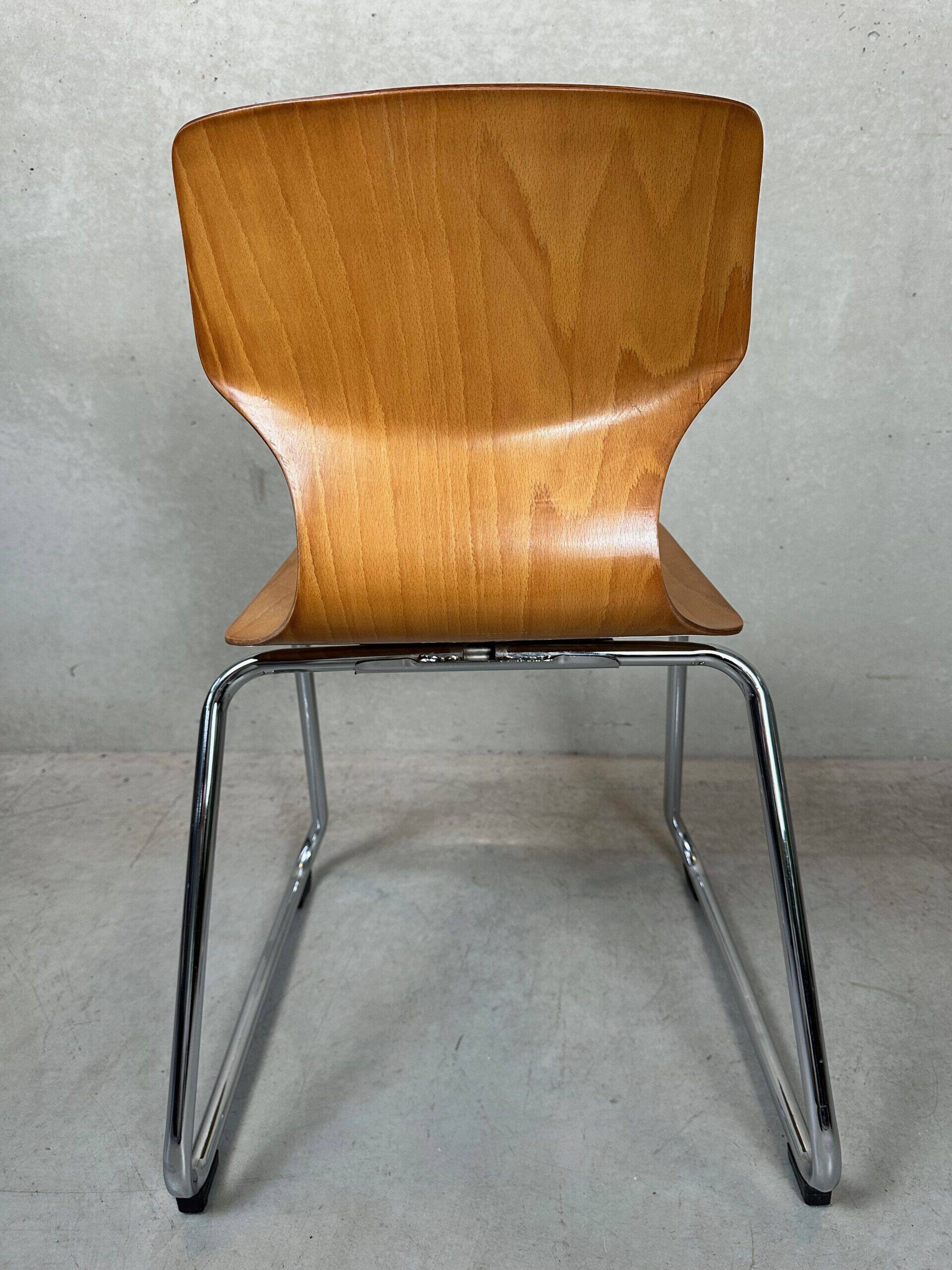 Vintage Pagholz plywood chair – Adam Stegner, 1970s