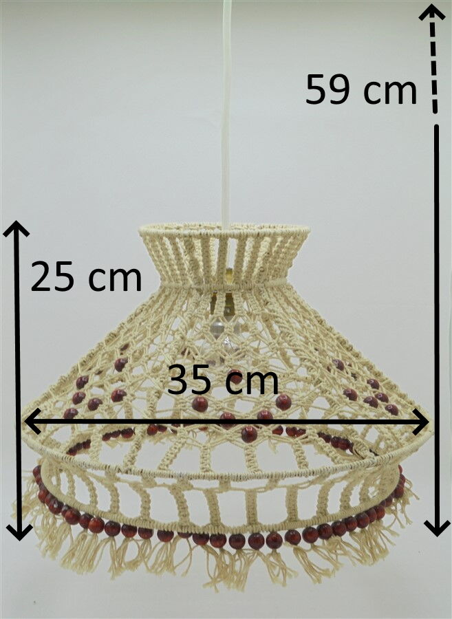 Suspension en macramé