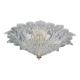 Set of 3 Amsterdam Palmetta, Italian Murano Glass Ceiling Light or Flush Mo