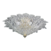 Set of 3 Amsterdam Palmetta, Italian Murano Glass Ceiling Light or Flush Mo