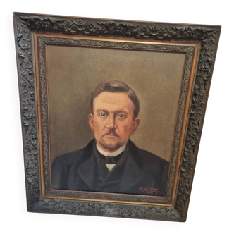 Portait à l'huile de 1905