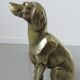 Pair of "dog" channels in solid bronze 30/40