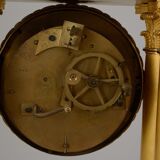 Pendulum portico period restoration bronze dore early nineteenth