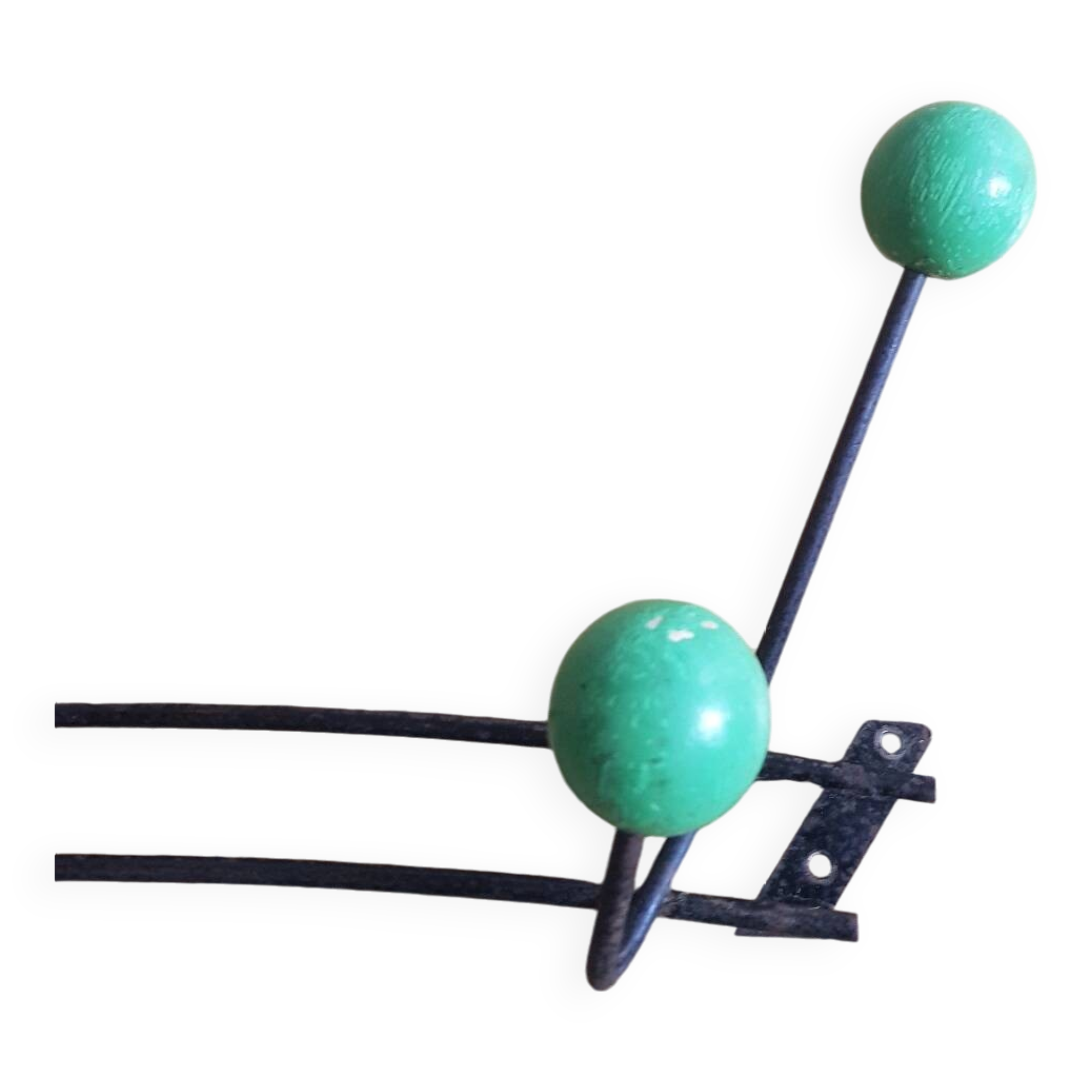 6-ball wall coat rack