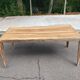 Dining table 175x80 renovated in raw solid acacia Tikamoon 6/8 people