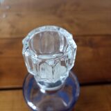 Molded glass  decor leaf with vintage cap