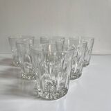 Cut whisky glasses