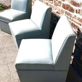 3 vintage modular armchairs from the 50s