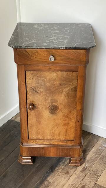 Antique Marble Bedside Table