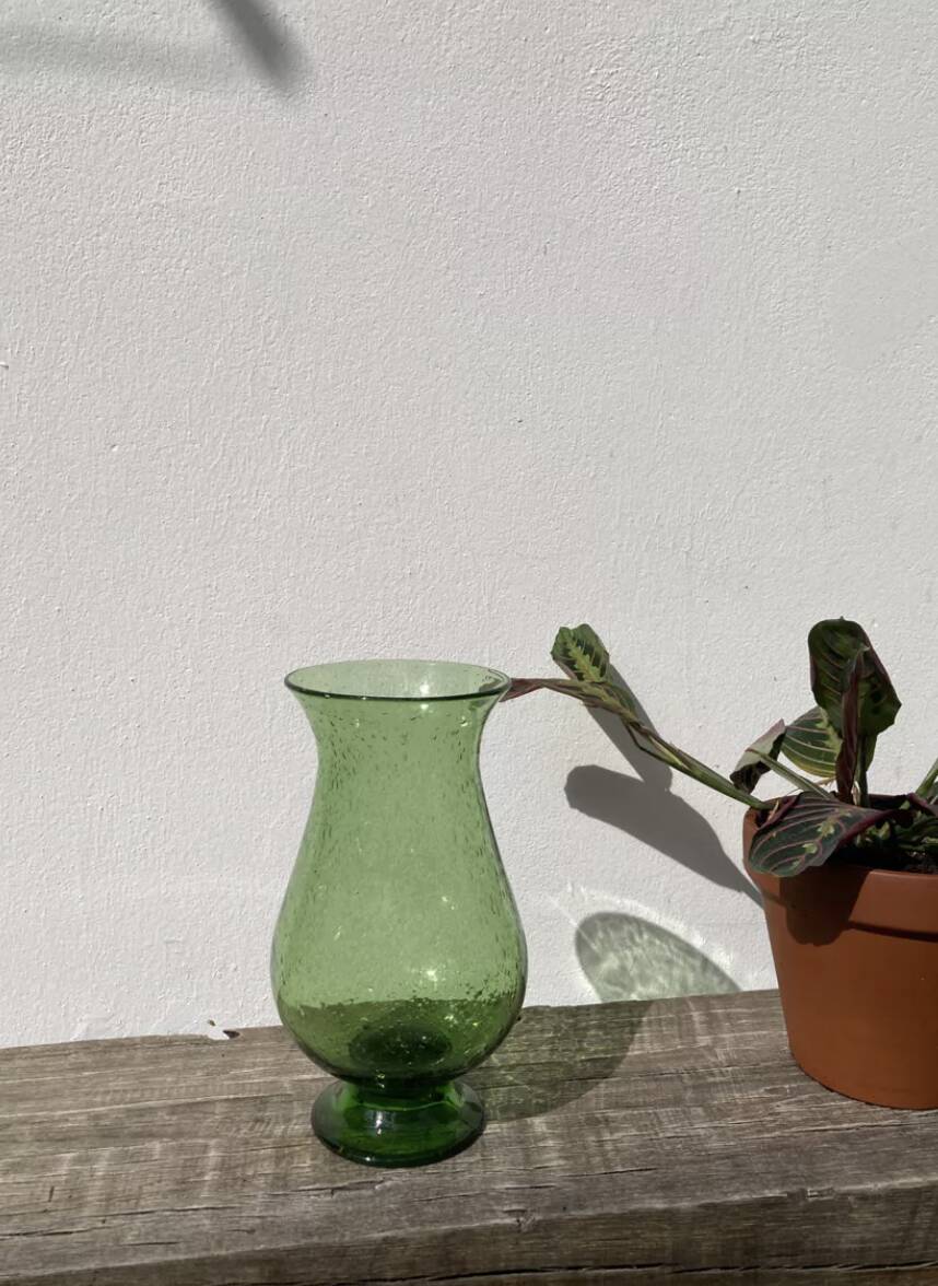 Vase photophore en verre Biot