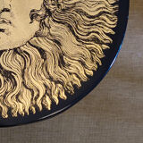 Table by Piero Fornasetti Depicting "Sun King" Louis XIV, made in Italy 1970