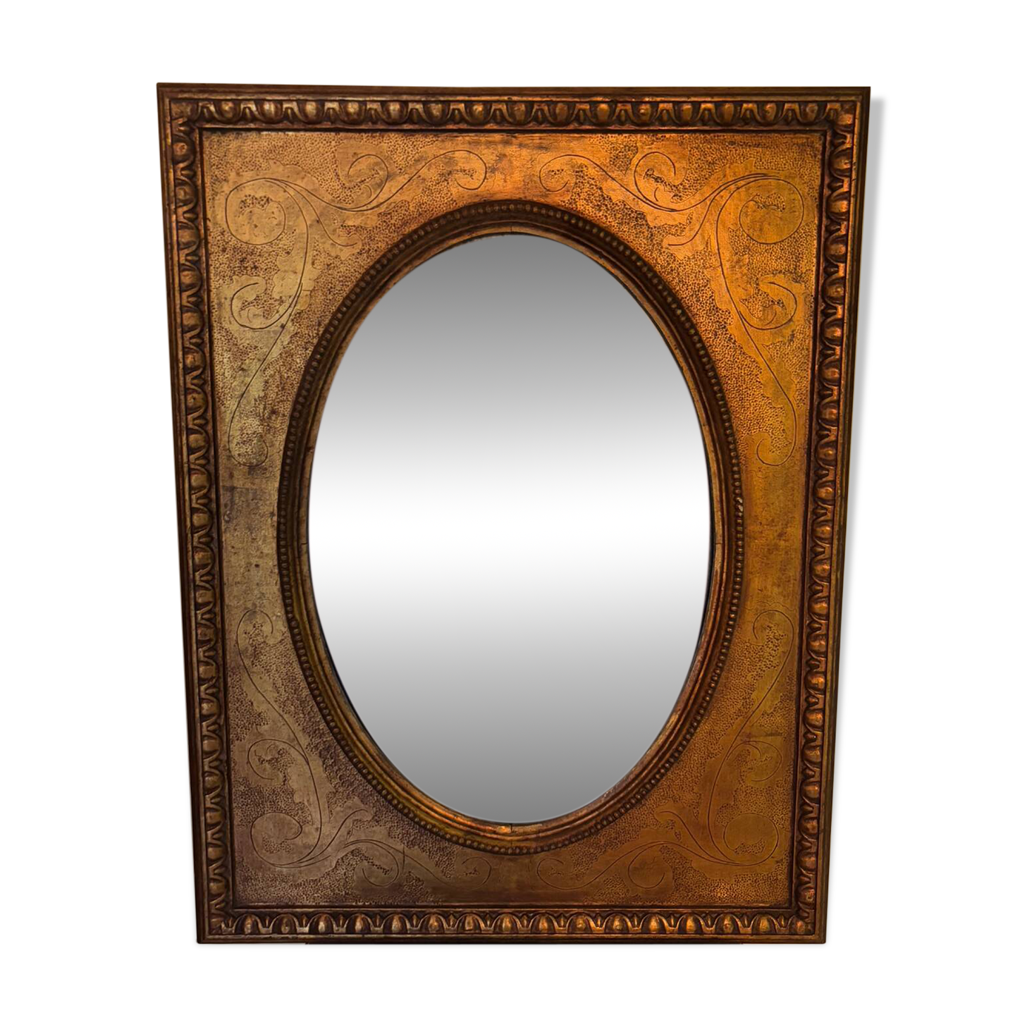 Gilded wooden mirror