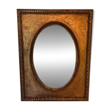 Gilded wooden mirror