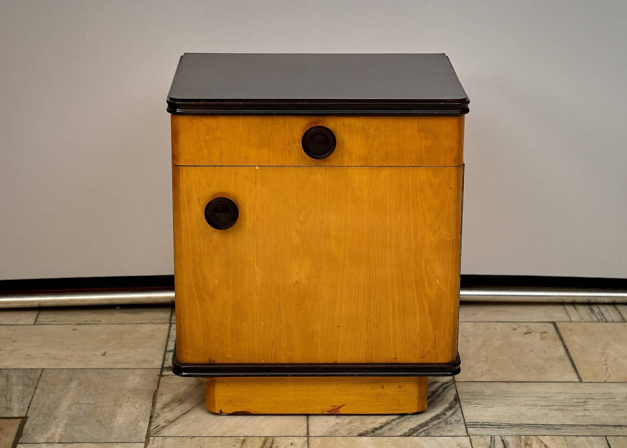 Mid-Century Nightstand by Jindrich Halabala for UP-Zavody