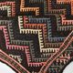6x14 Pink & Brown Geometric Vintage Kilim Rug, 190x417Cm