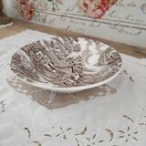 Salad bowl in opaque porcelain Lunéville France model English Style