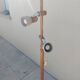Vintage Mid-Century floor lamp from the 1970s.