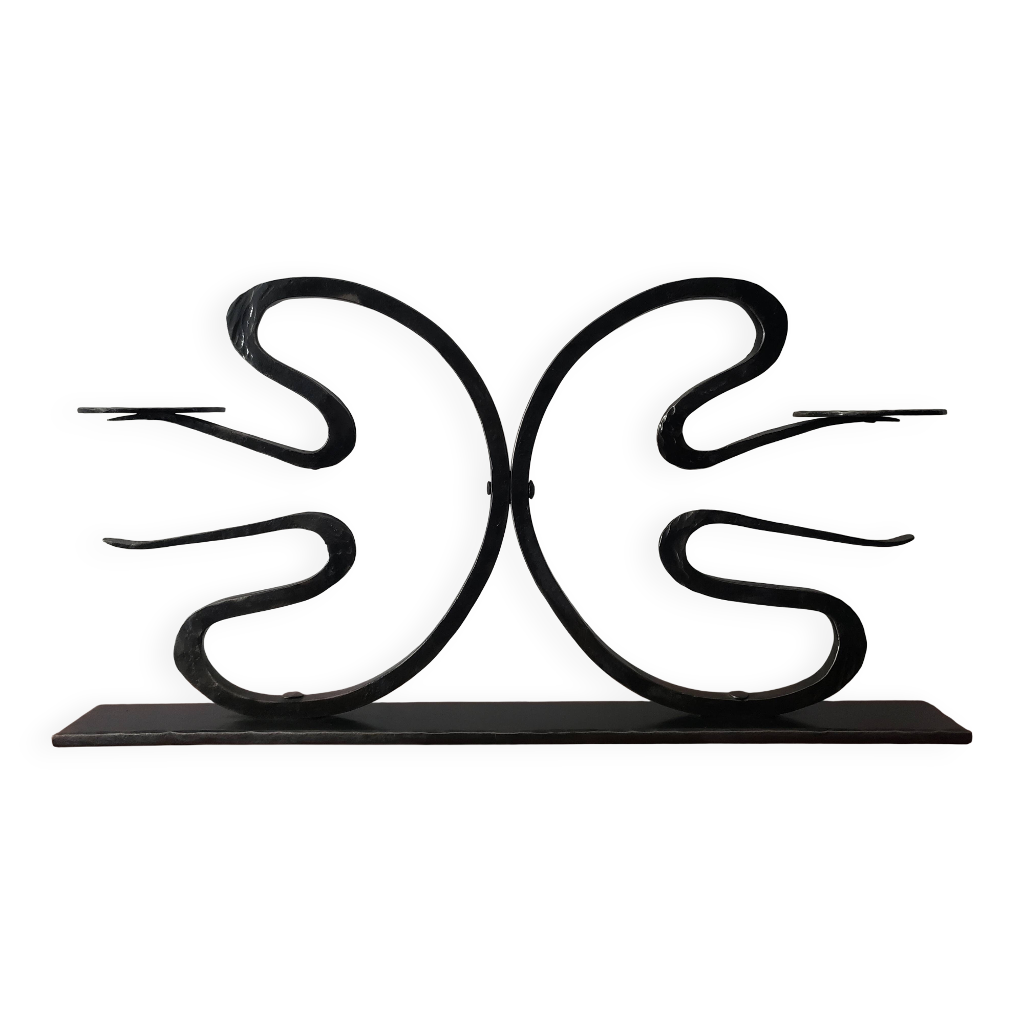 wrought iron candlestick