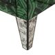 Commode italienne en verre vert-malachite de style mid-century modern
