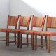 Set of 4 Vintage Danish Oak Dining Chairs, Henning Kjærnulf Style, 1960s