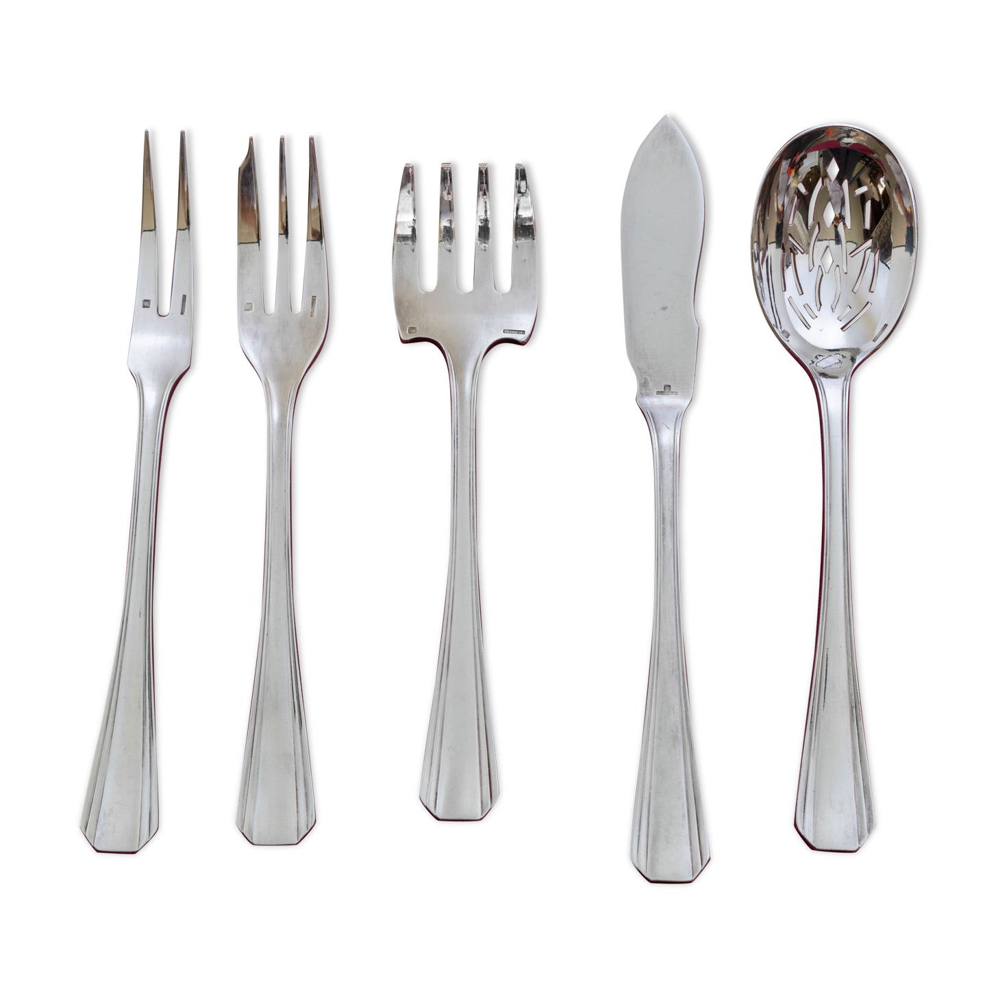 Boreal service with hors d'oeuvre (or candy) 5 pieces, Christofle