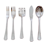 Boreal service with hors d'oeuvre (or candy) 5 pieces, Christofle