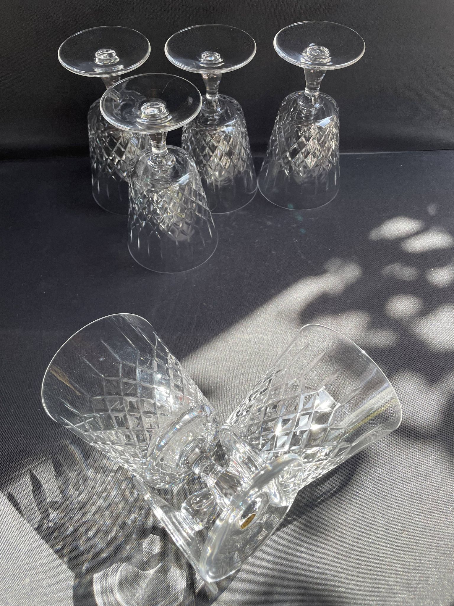 6 Verres à eau – Cristallerie de Lorraine à Lemberg (1925-1997)