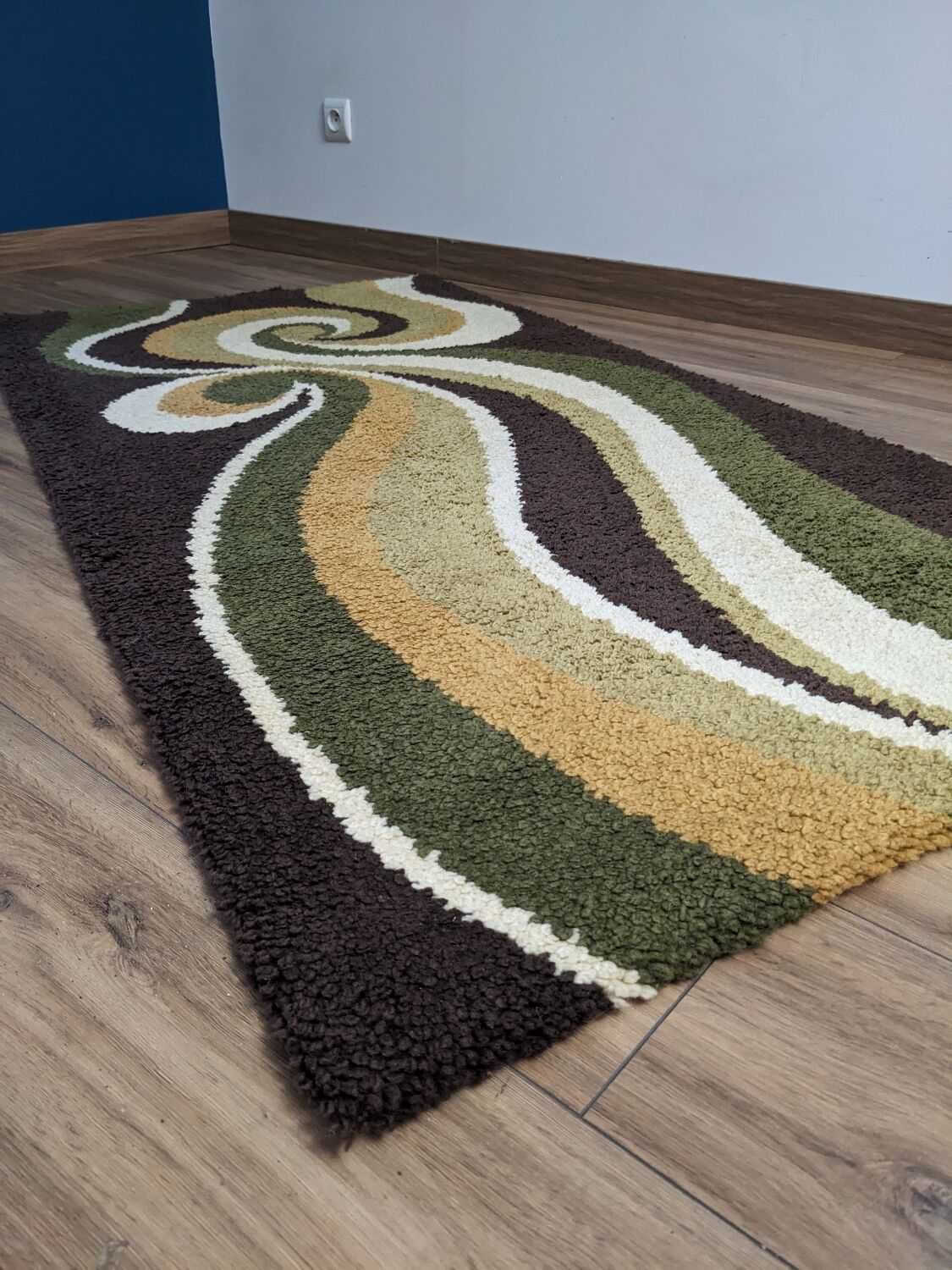 Space Age vintage rug