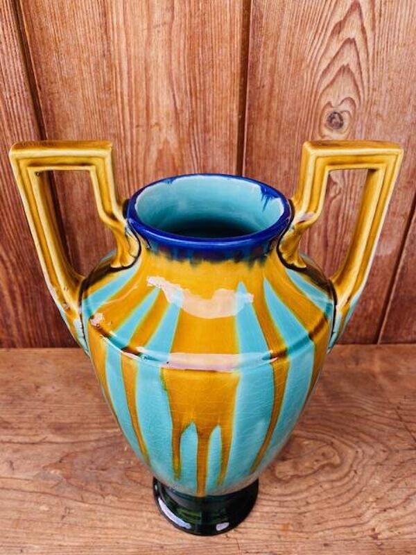 Grand vase Art deco Orchies 1930