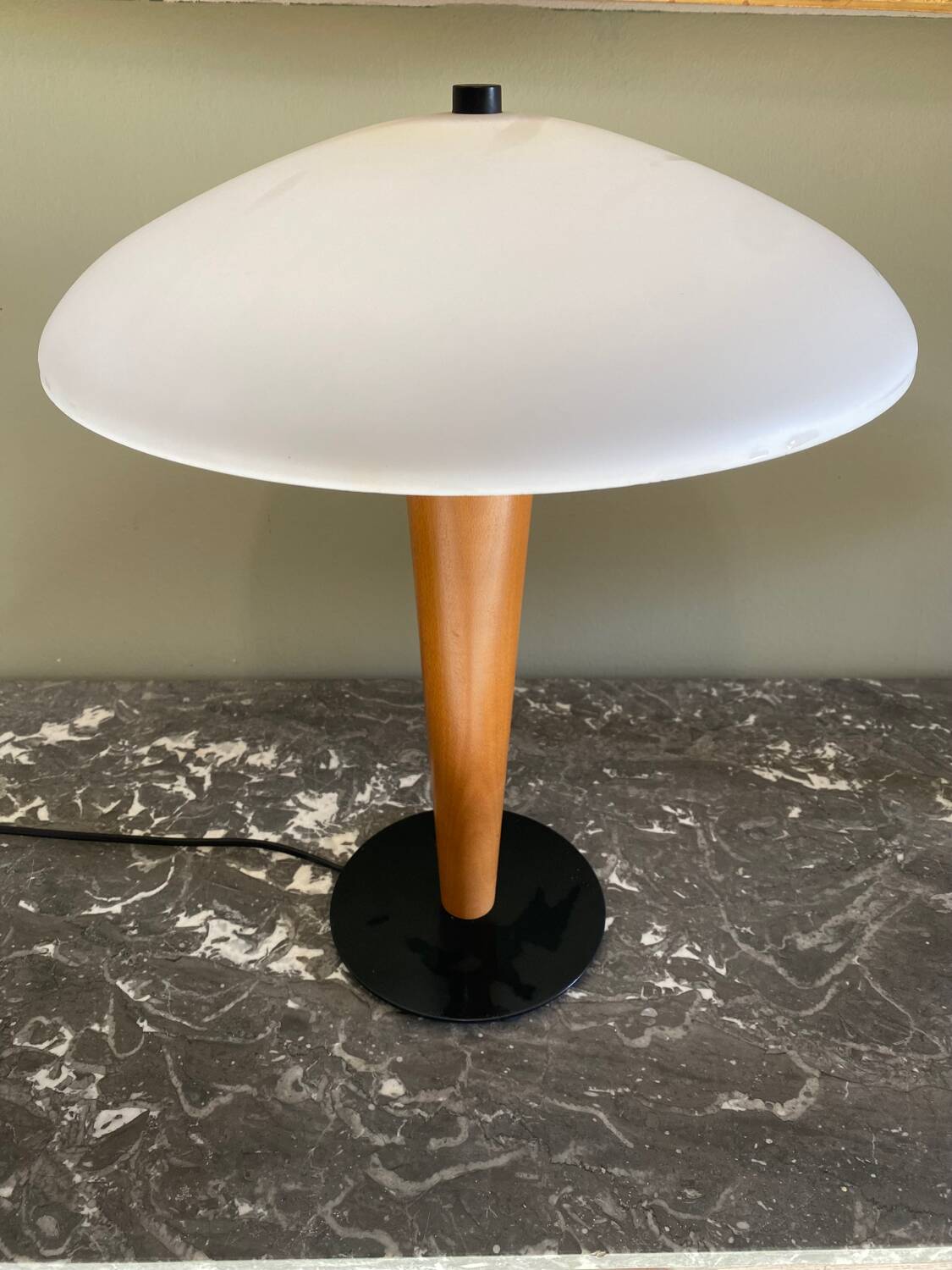 Vintage liner lamp by Aluminor