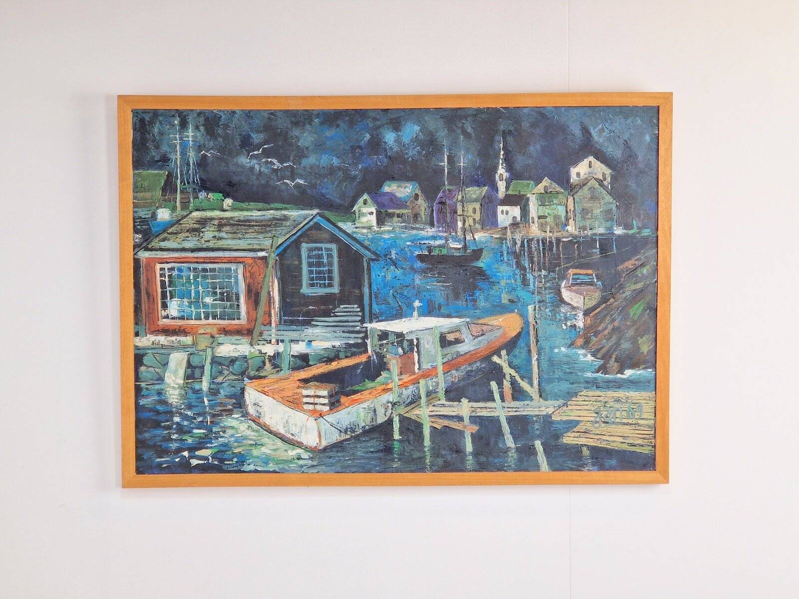 Harbor View, 1969, Acrylic on Canvas