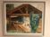 Oil on canvas depicting a boat shelter in Montbazon.