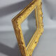 Old frame carved gilded wood 38x32 cm, leafing 26.3x20.3 cm