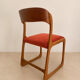 Série de 4 chaises Baumann traineau