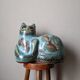 Handcrafted ceramic chat Mexico
