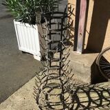 Door bottle hedgehog in zinc