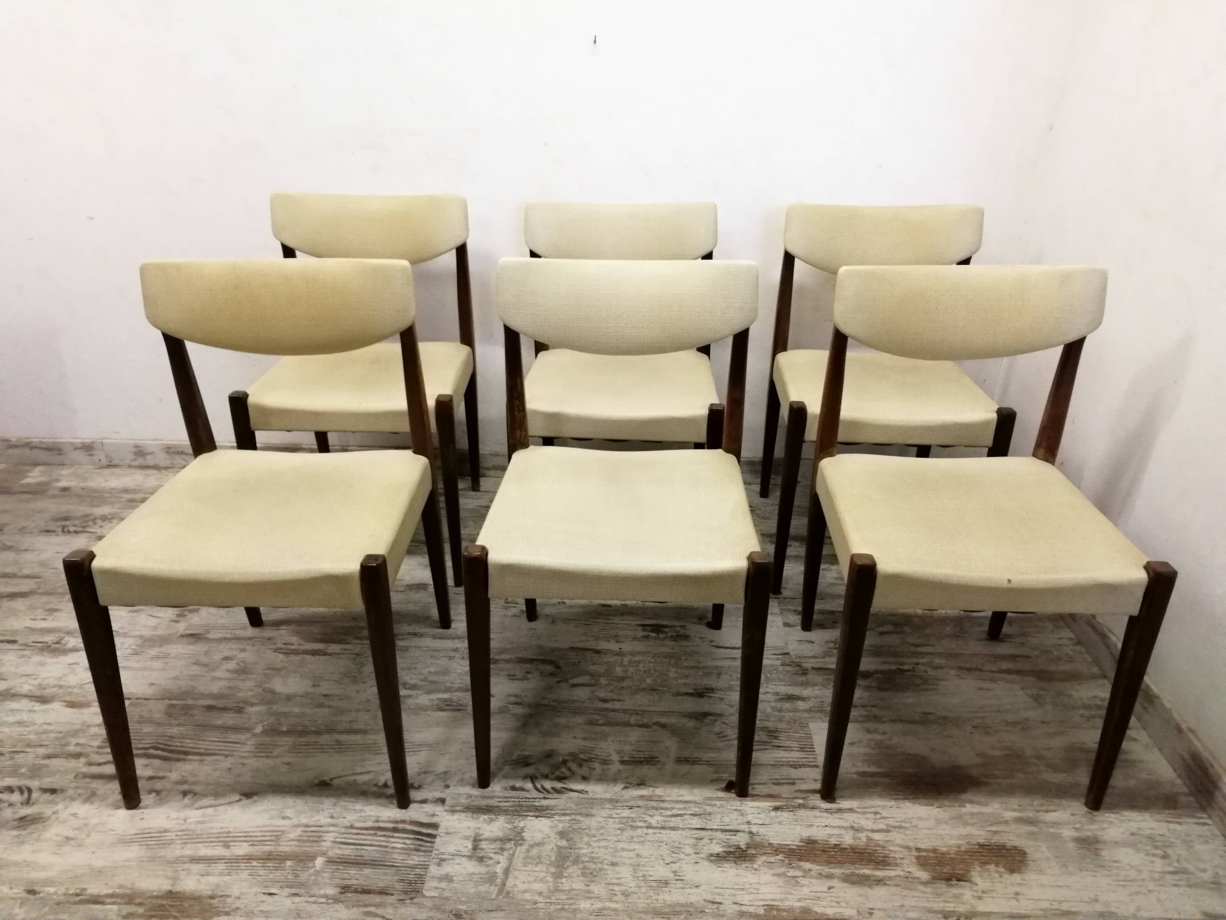 6 Scandinavian chairs