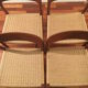 No.75 chairs & table by Niels Otto Muller for J.L. Mollers, 1950s