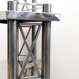 Steel console made in Italy, 1970s