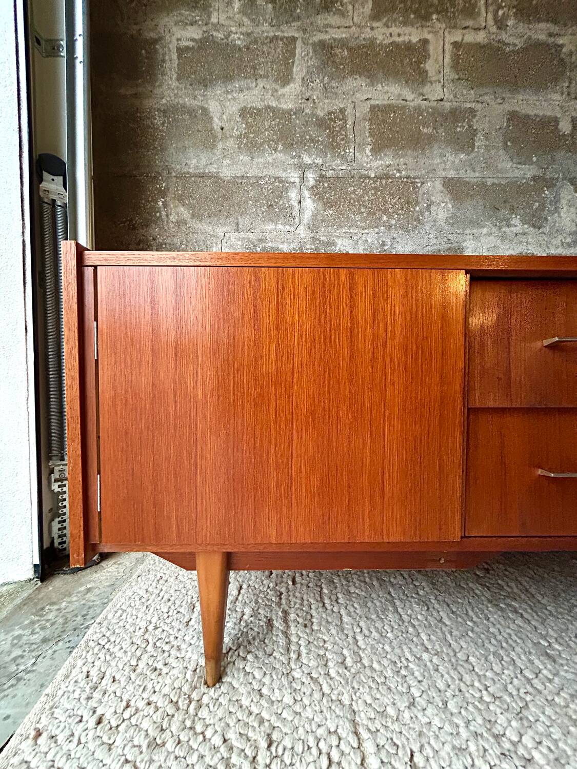 Vintage Scandinavian teak sideboard - unique piece - 1960s/70s
