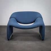 Pair of F598 Groovy chairs by Pierre Paulin for Artifort, Netherlands, 1970s