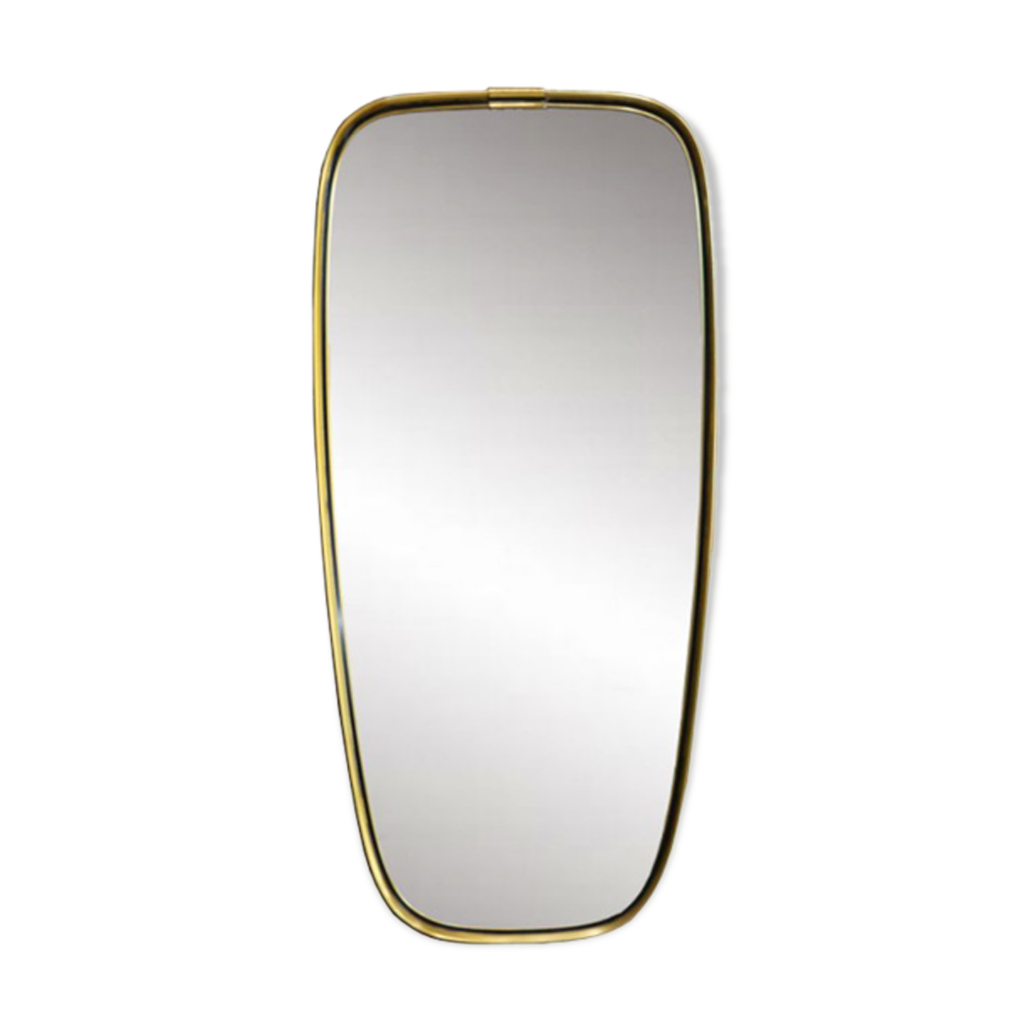 Mirror in brass - 81x38cm