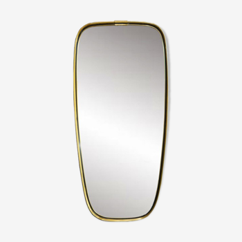 Mirror in brass - 81x38cm