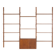 Teak modular shelving unit, Danish design, 1960s, made in Denmark