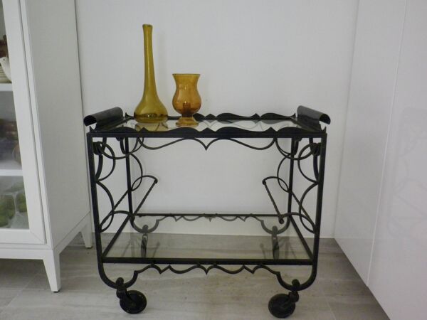 Table roulante desserte années 30-40 vintage