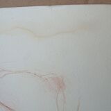 GILI Marcel - Original lithograph "Naked woman" 50x65cm