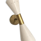 Brass butterfly sconce